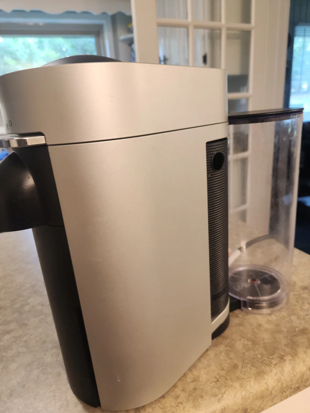 Nespresso Vertuo Plus Silver and Black Single-Serve Coffee Brewer